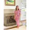 Melanie Women's Pajama Jogger Pant Set - Red Stripes - Pajamas - 2