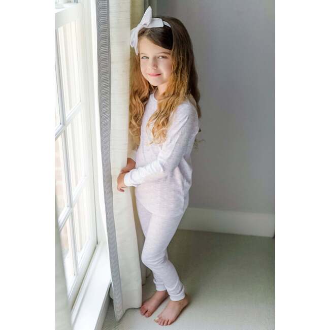 Ava Girls' Pajama Pant Set - Snowman Pink - Pajamas - 3