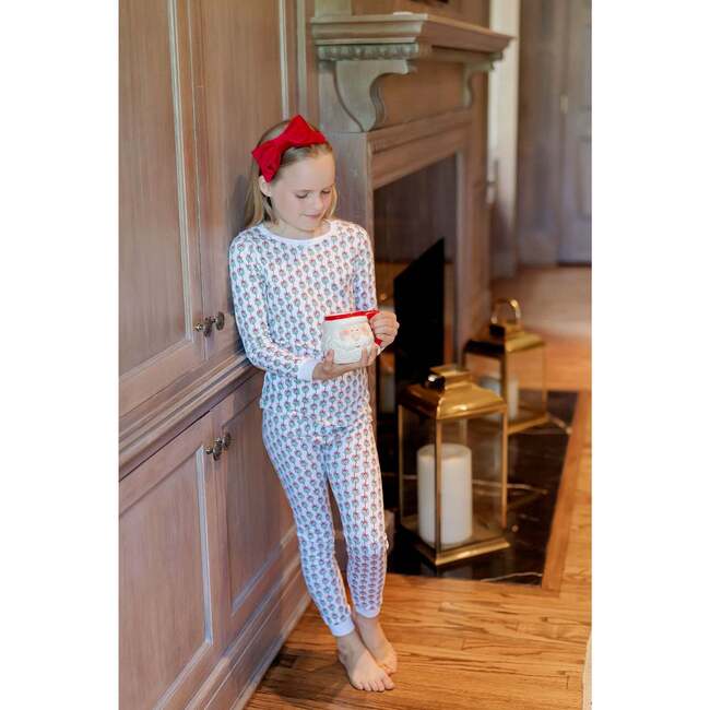 Ava Girls' Pajama Pant Set - Merry Mistletoe - Pajamas - 3