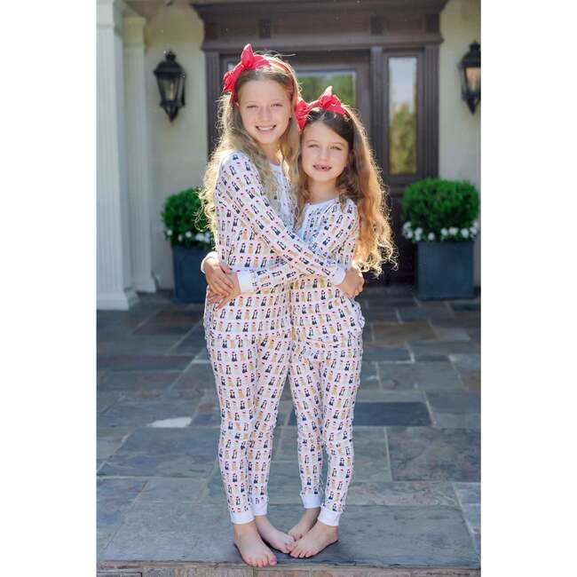 Alden Girls' Pajama Pant Set - Christmas Pups - Pajamas - 4