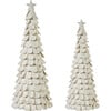 Cream Tabletop Christmas Trees, Set of 2 - Accents - 1 - thumbnail