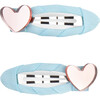 Ballet Heart Hair Clips, Rose Gold - Hair Accessories - 1 - thumbnail