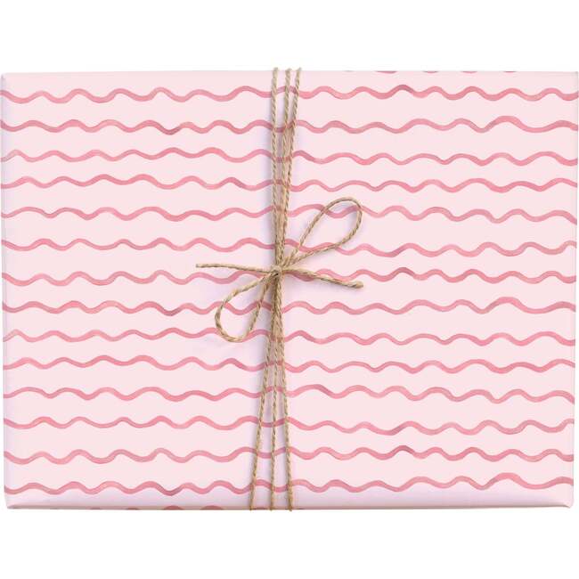 Squiggle Gift Wrap, Pink