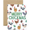 Merry Chickmas Card, Green - Paper Goods - 1 - thumbnail