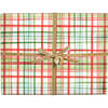 Holiday Plaid Gift Wrap, Red - Paper Goods - 1 - thumbnail