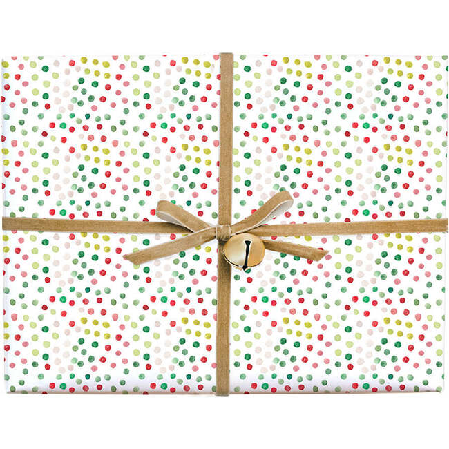 Merry Dot Gift Wrap, Multi