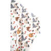 Holiday Chicken Gift Wrap, Red - Paper Goods - 3