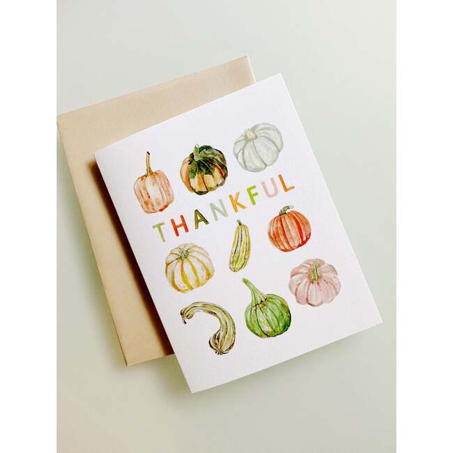 Thankful Pumpkins Card, Neutrals - Paper Goods - 3