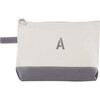 Makeup Bag, Gray - Bags - 1 - thumbnail