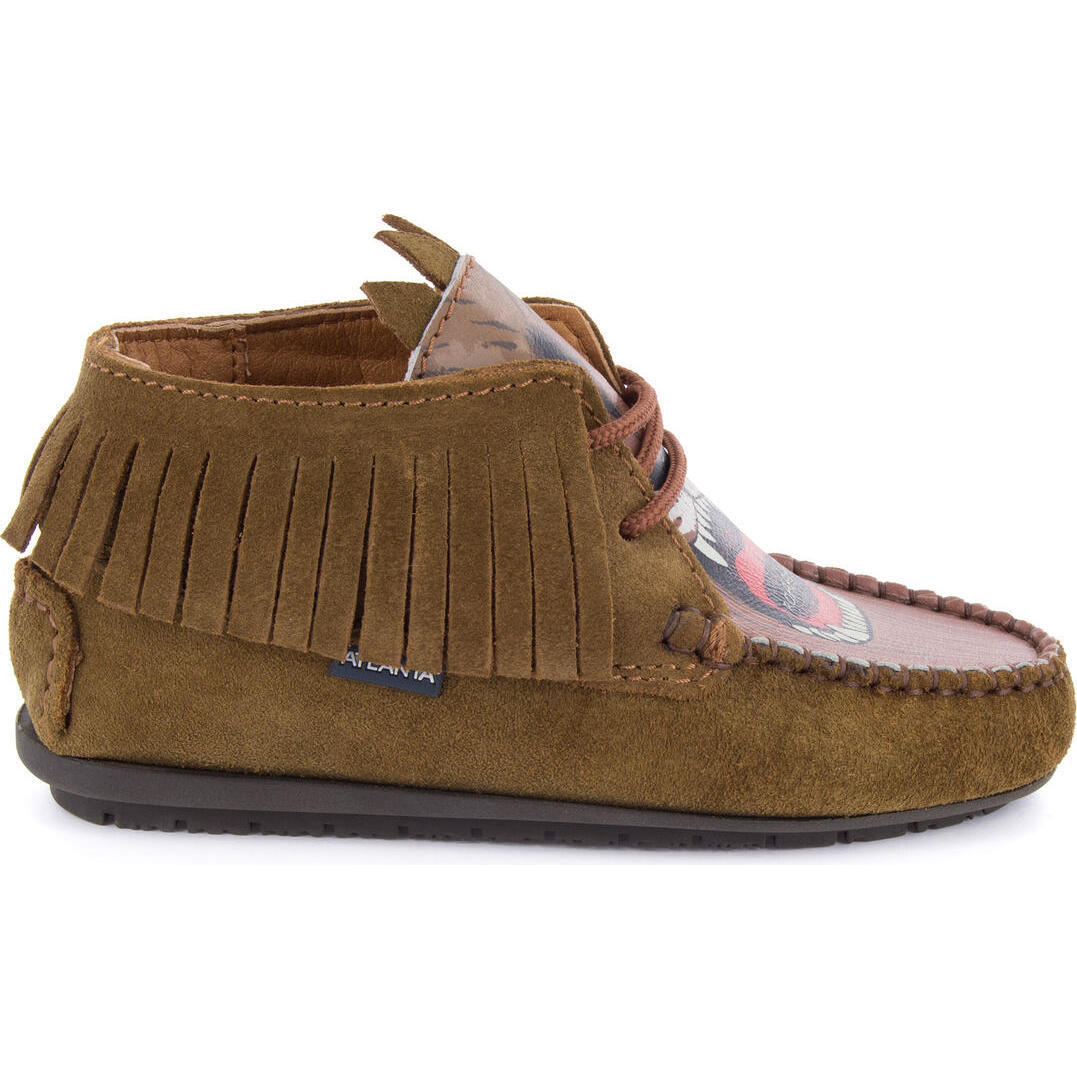 Originals Boots, Camel Suede & Print - Boots - 1