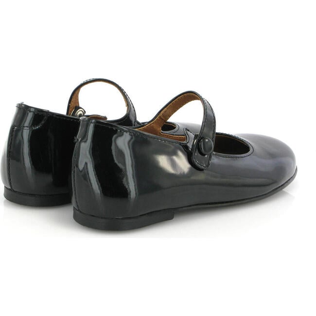 Patent Leather Mary Jane Ballerina, Black - Mary Janes - 4