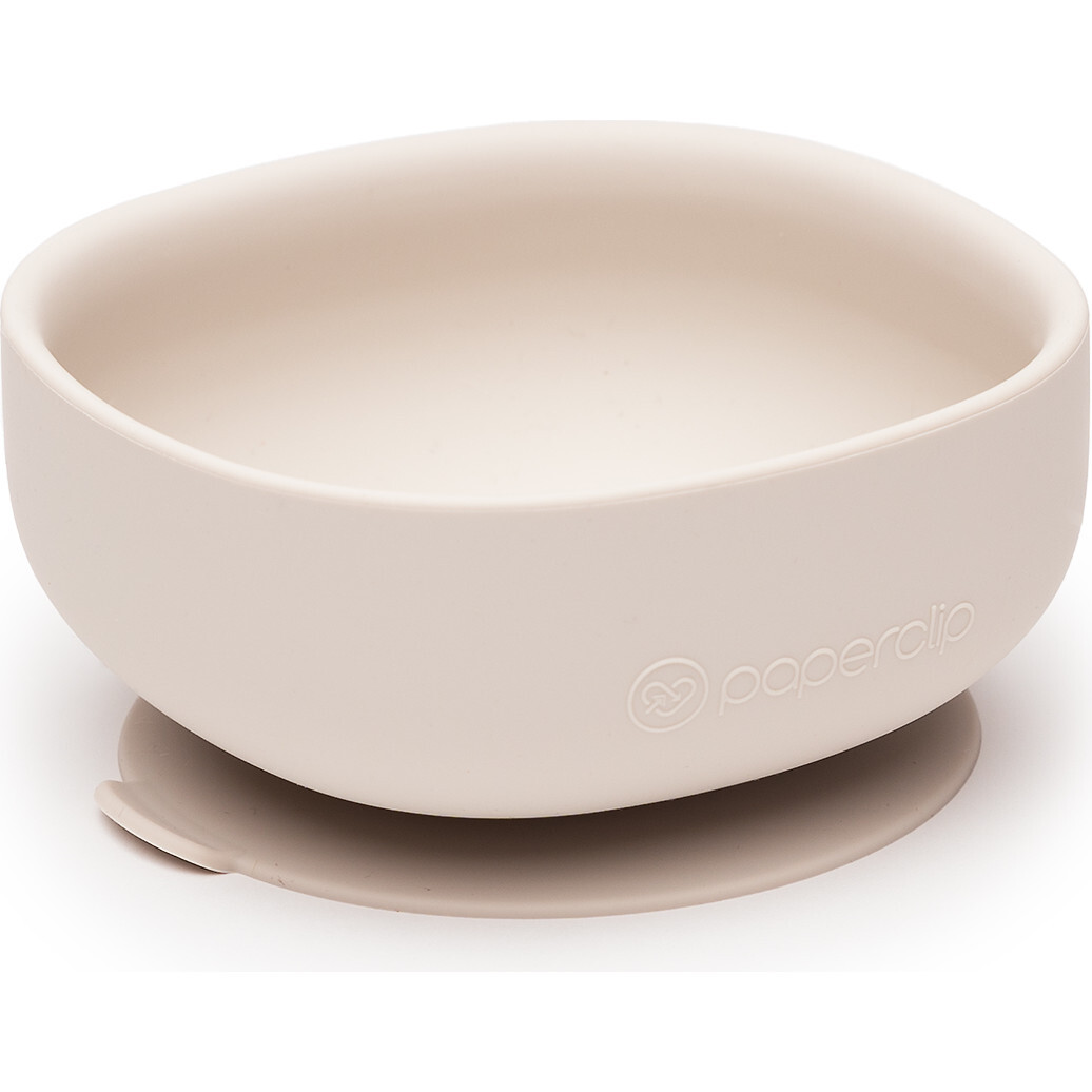 Silicone Rounded Square Grip Bowl, Mushroom - Food Storage - 1