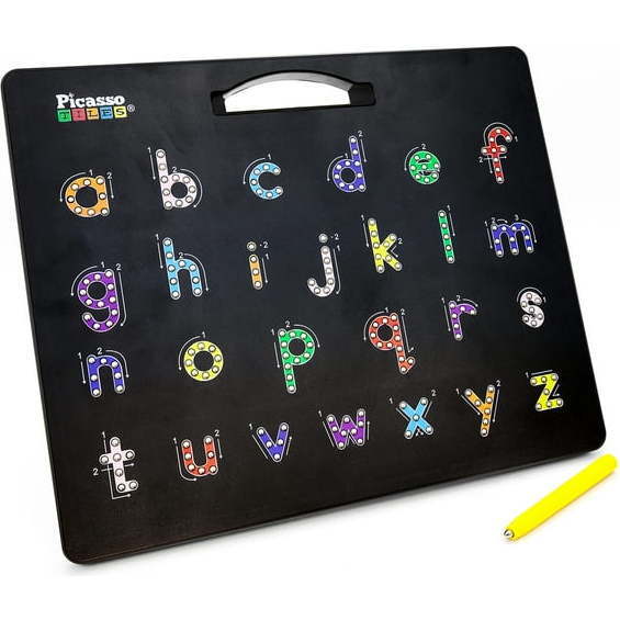 Double-Sided Magnetic Drawing Board 12x10 Upper Lower Case - STEM Toys - 2