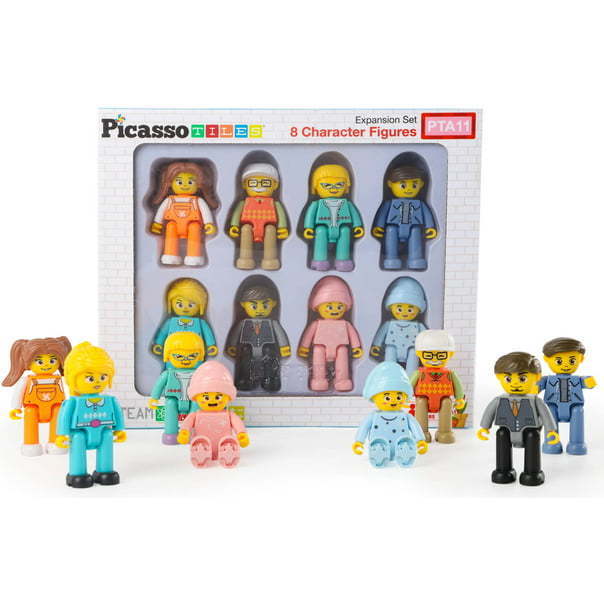 8 Piece Family Character Figure Set