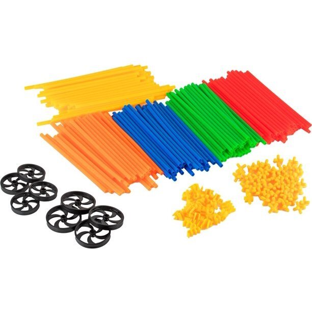 400 Piece Straw Building Set - STEM Toys - 1