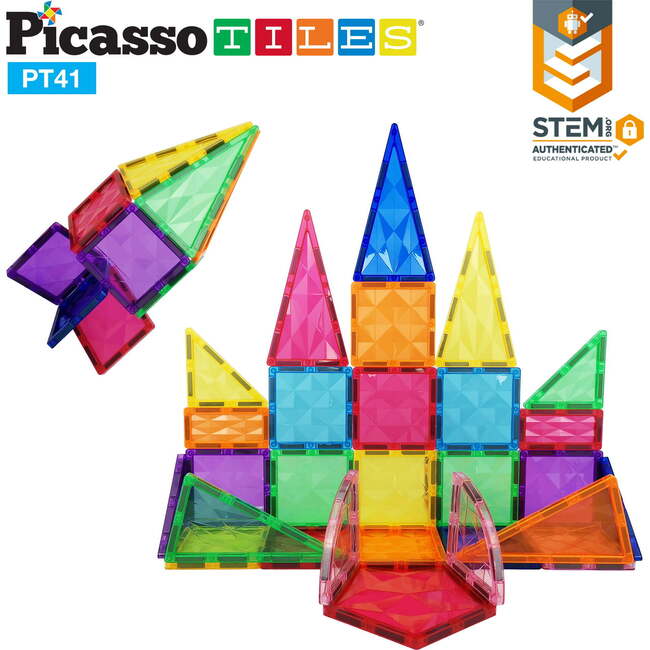 41 Piece Prism Magnetic Building Block Set
