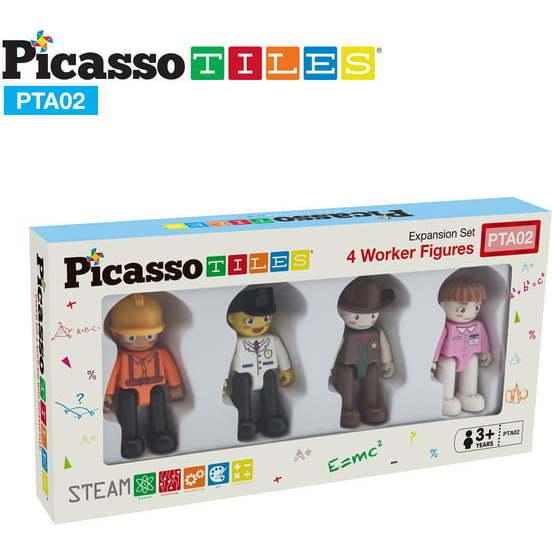 4 Piece Family Character People Figure Set PicassoTiles