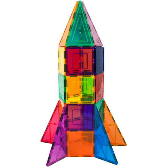 32 Piece Magnetic Rocket Tileset - STEM Toys - 1