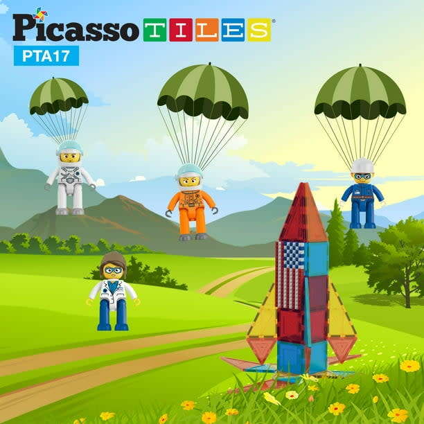 4 Piece Astronaut Character Figure Set - STEM Toys - 3