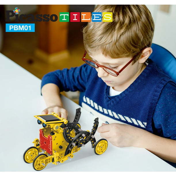 12-in-1 STEM Kids Solar Powered Space Robot Science Kit - STEM Toys - 3