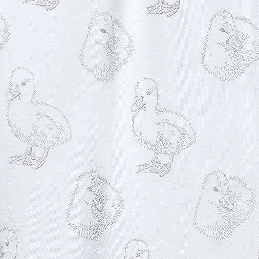 Bow Romper, Sketched Duckling - Rompers - 2