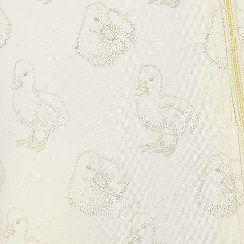 Zipper Footie, Sketched Ducklings - Footie Pajamas - 2