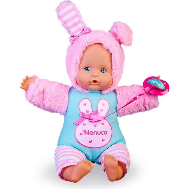 Dress Up Baby Doll with Bunny Outfit, 12" Doll