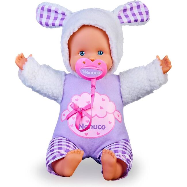 Dress Up Baby Doll with Lamb Outfit, 12" Doll