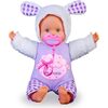 Dress Up Baby Doll with Lamb Outfit, 12" Doll - Dolls - 1 - thumbnail