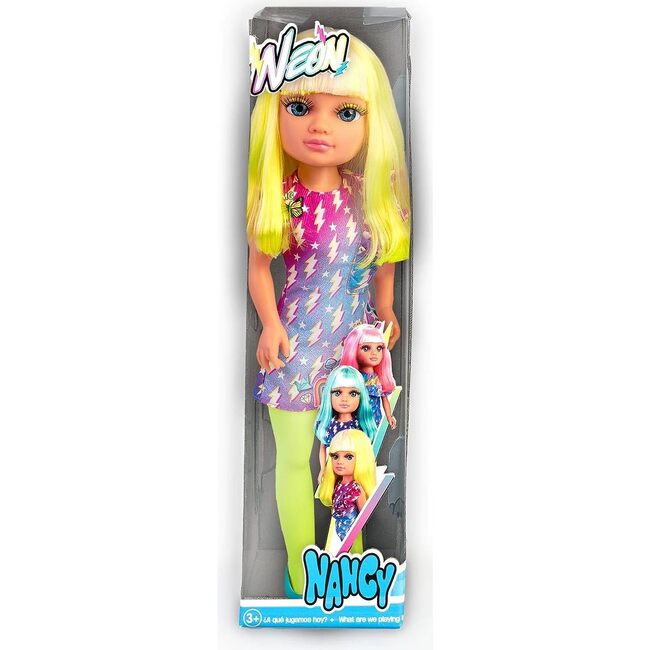Nancy Neon Fashion Doll with Yellow Hair, 16" Doll - Dolls - 4