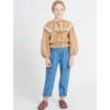 Olivia Ruffled Blouse, Alpine Terra Check - Blouses - 3