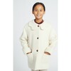 Wool Coat, Gardenia - Coats - 3