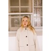 Wool Coat, Gardenia - Coats - 4