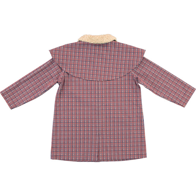 Aiko Gabardine, Red Tartan Check - Coats - 2