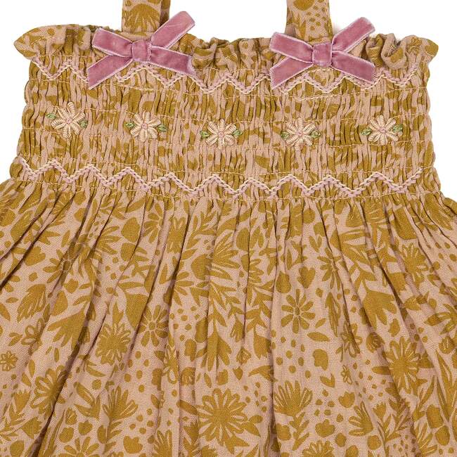 Smock Dress, Harvest Floral Brandied Apricot - Dresses - 2