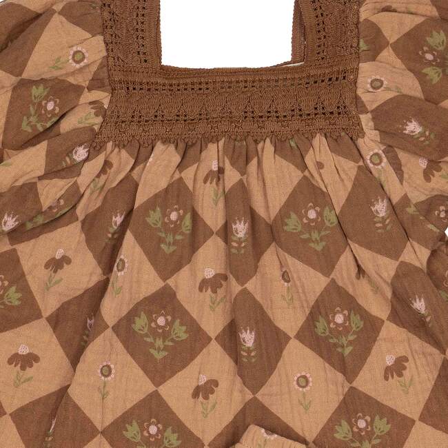 Ciel Two Piece Set, Patchwork Floral Dusted Clay - Mixed Apparel Set - 2
