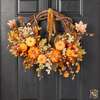 Fall Festival Front Door Mantle Wreath - Wreaths - 3