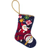 Mini High Flying Santa Stocking - Stockings - 1 - thumbnail