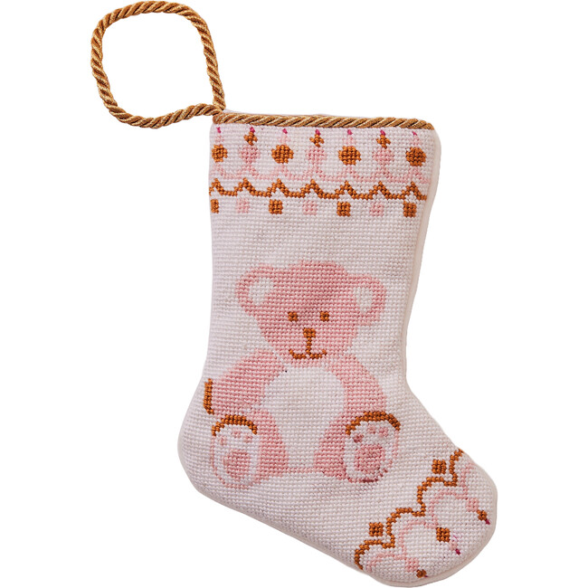 Mini Bear-y Christmas in Pink Stocking by Shuler Studio