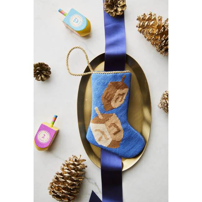 Mini Spin the Dreidel Stocking - Stockings - 2