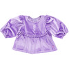 Girls Velour Rowan Top, Lavender - Shirts - 1 - thumbnail