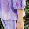 Girls Velour Rowan Top, Lavender - Shirts - 3