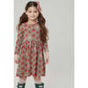 Girls Organic Steph Dress, Green Star - Dresses - 2