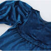 Girls Velour Rowan Top, Midnight Blue - Shirts - 3