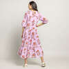 Womens Indira Dress, Lavender Poppy - Dresses - 3