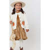 Girls Pocket Sweater, Pumpkin - Sweaters - 2