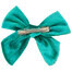 Girls Velour Bow, Teal