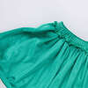 Girls Velour Gianna Skirt, Teal - Skirts - 3