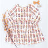 Girls Organic Steph Dress, Fall Field Floral - Dresses - 4