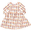 Girls Organic Steph Dress, Fall Field Floral - Dresses - 5